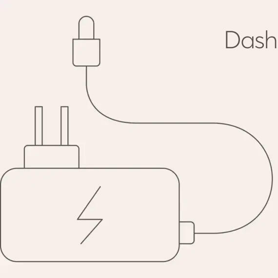 Dash mains power adaptor photo