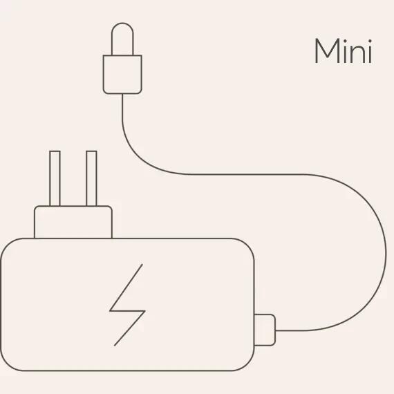 Mini mains power adaptor photo