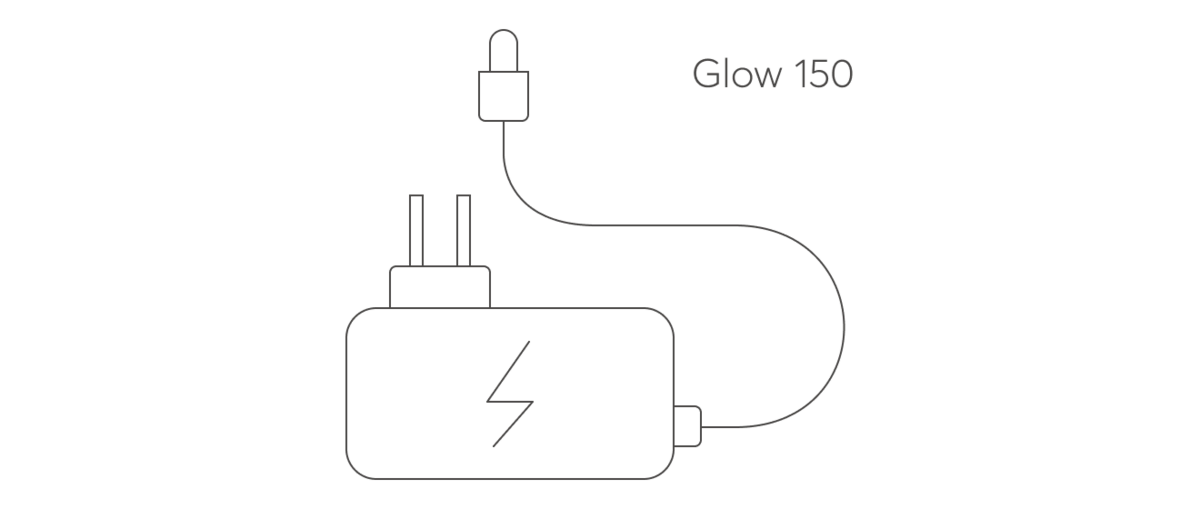 Bodyclock Glow 150 mains power adaptor