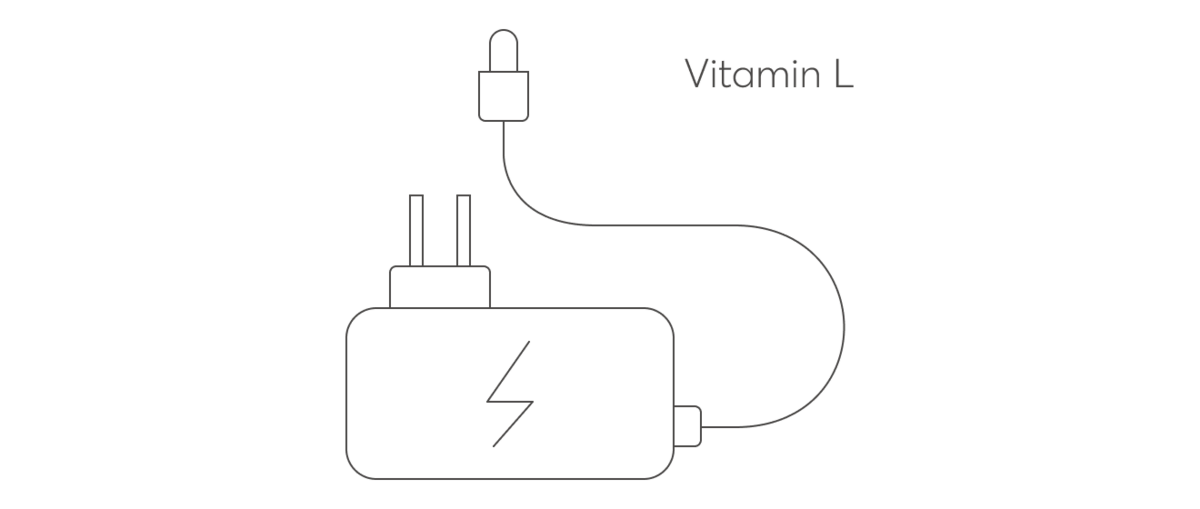 Vitamin L mains power adaptor